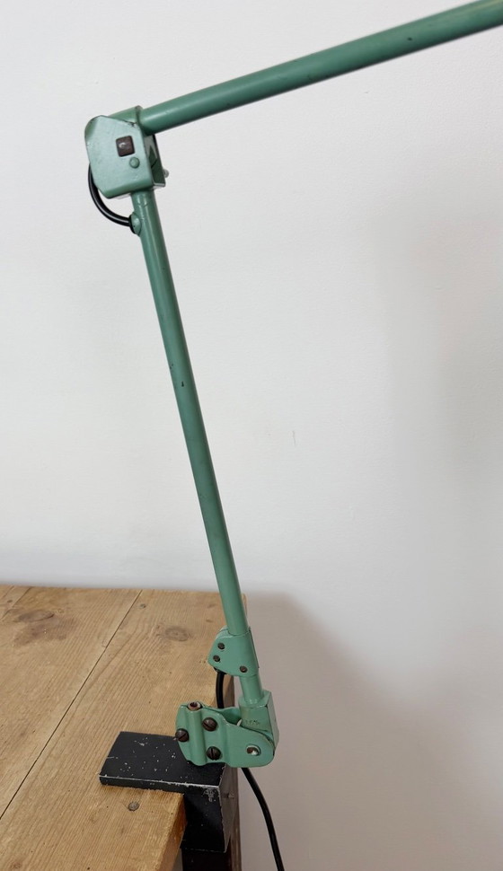 Green Industrial Workshop Desk Lamp by Curt Fischer for Midgard, 1950s – Table lamps, Plastic, Iron (photo 13 of 23)