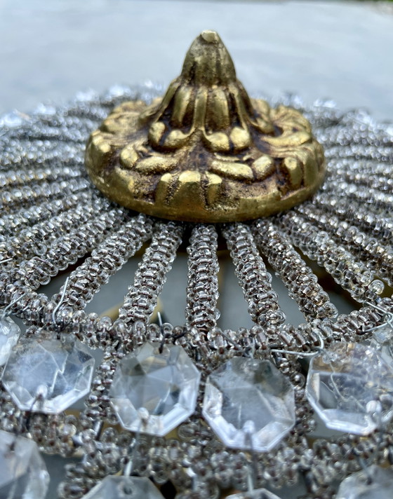 Image 1 of Plafonnier en cristal de style Louis XVI