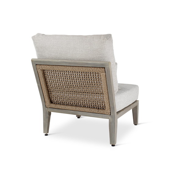 Image 1 of Castle Line Teak Grey lounge chair with side table