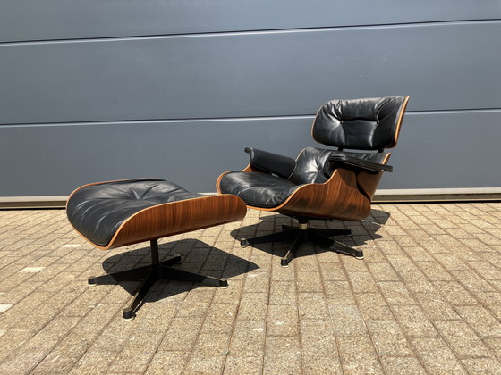 Image 1 of Late 50's Vintage Eames Lounge Chair Group Set Contura/Fehlbaum (Vitra) in License of Herman Miller