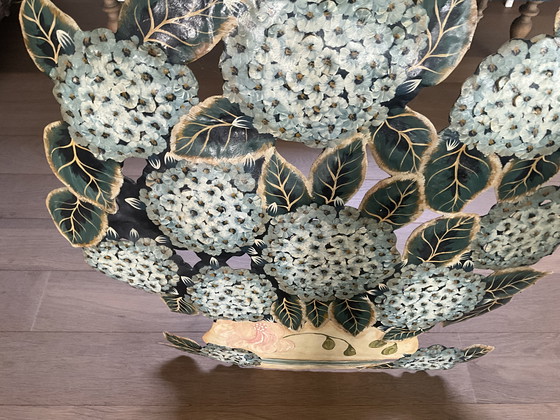 Image 1 of Schermo decorativo in metallo dipinto Han