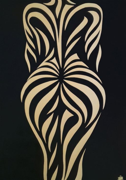FÜR - Curves of silence - Toile d'artiste