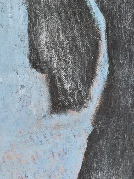 Image 1 of Helen Nieuwendijk (1946) - Krug mit zwei Ohren - 2001 - Acryl auf Marouflé - 33 x 27 cm