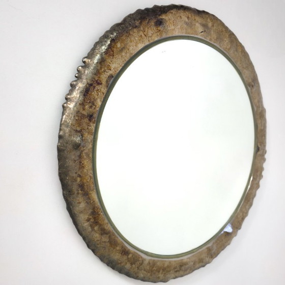 Image 1 of Magnificent mirrors space age, brutalist enamel bronzes
