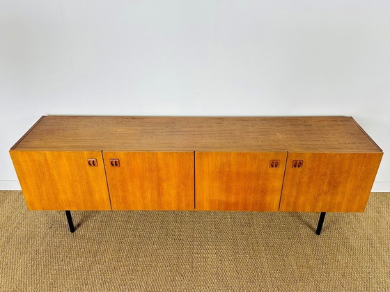 Image 1 of Minimalist Scandinavian teak sideboard, 1960