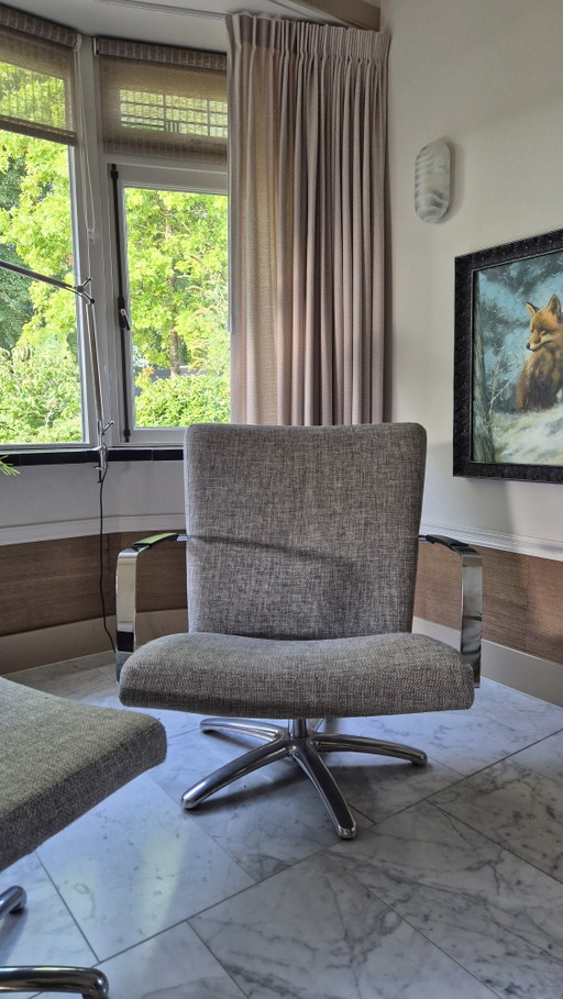 2 x Poltrone girevoli Luit van der Helm