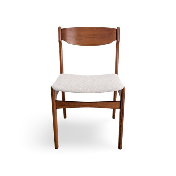 Image 1 of Set of 9 mid-century chairs, vintage design like Erik Buch, teak, 60s