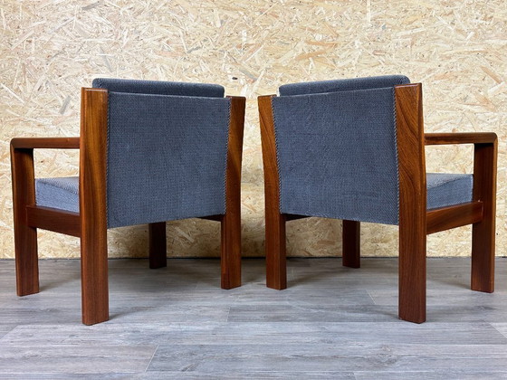 Image 1 of 2x Fauteuil en teck des années 60 et 70 Fauteuil lounge Design danois moderne des années 70