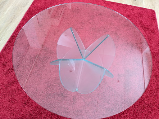 Table basse design en verre Tonelli