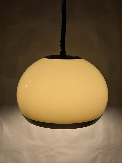 Dijkstra Space Age Mushroom Pendant Lamp 1970s Dutch Design