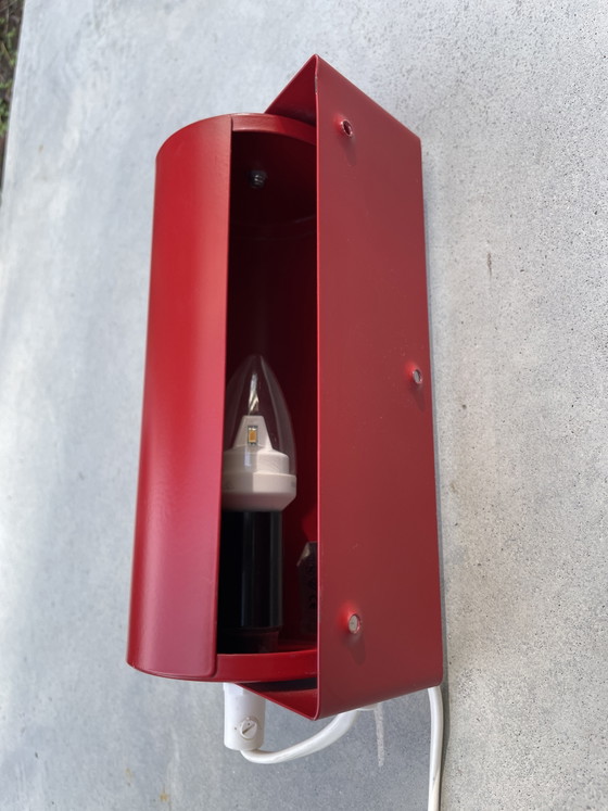 Lampe de chevet vintage IKEA rouge (mate) – Lampes de lecture, Metal (photo 8 of 9)