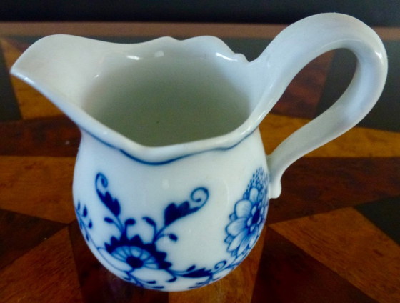 22-Delig Meissen Blauw Uienpatroon Servies - Koffie/Thee Set. – Porcelain (photo 7 of 18)