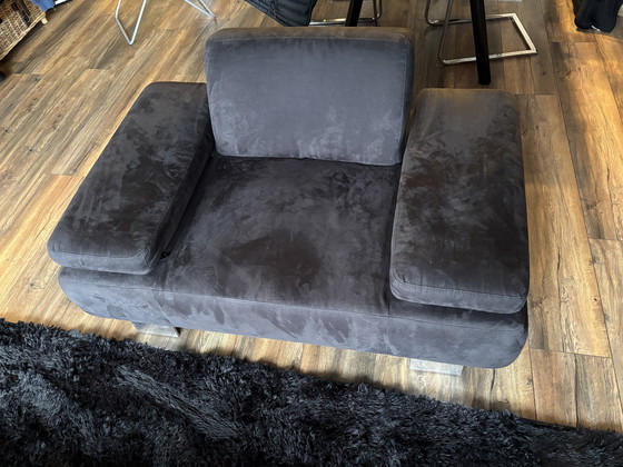 Image 1 of Canapé d'angle design luxueux + fauteuil large