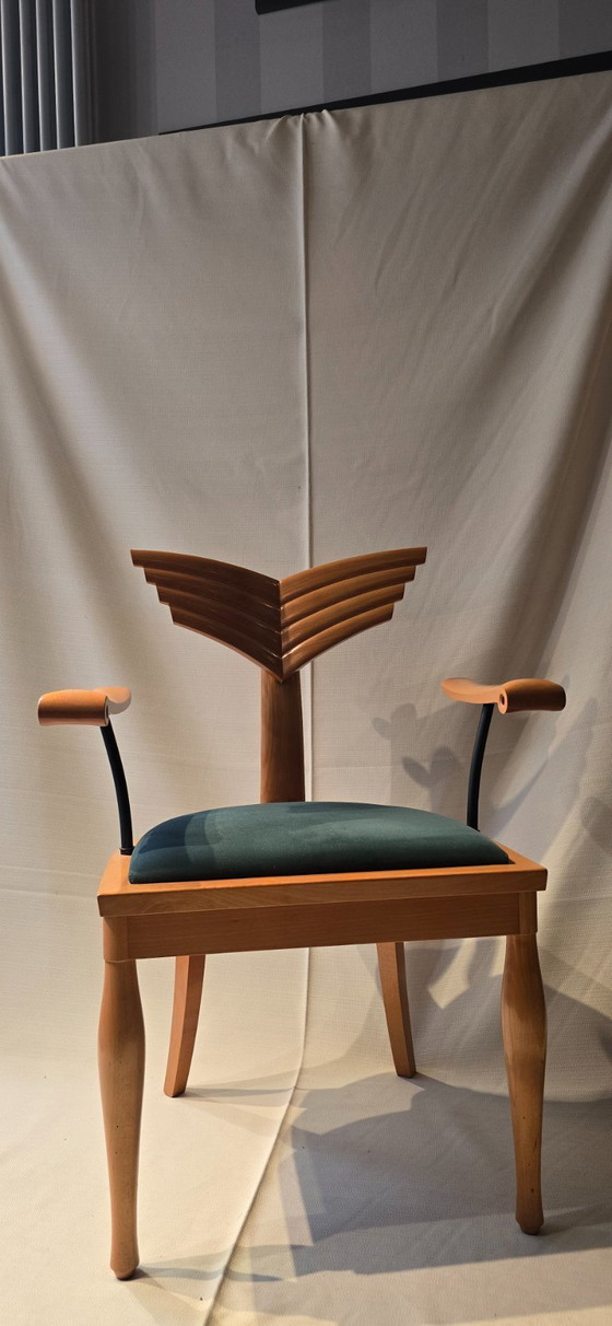 Image 1 of Lot de 2 Giorgetti : Chaises "Olimpia" - Design Massimo Scolari - Premier propriétaire