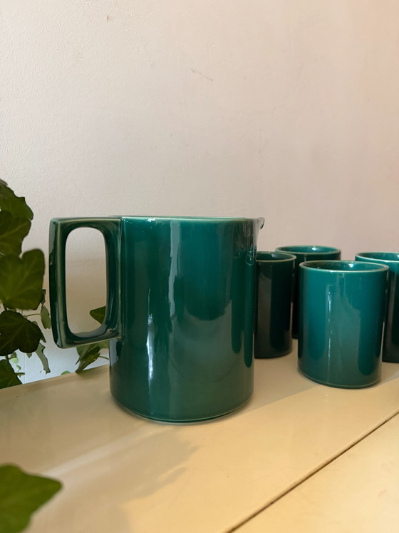 Celtic Ceramics Set di 6 Tazze con Brocca – Stoviglie, Mid Century Modern (photo 2 of 5)