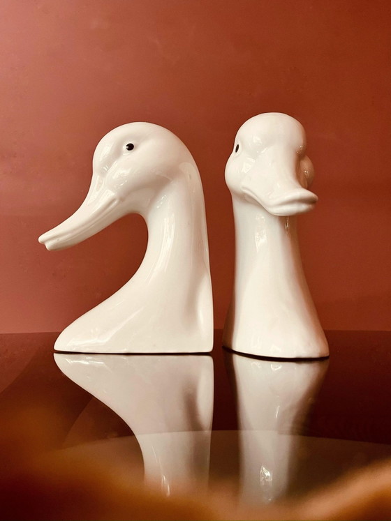 Fermacarte anatra in ceramica - anni '80 – Oggetti decorativi (photo 3 of 8)