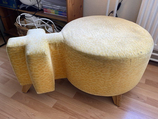 Prachtige vrouwen poef