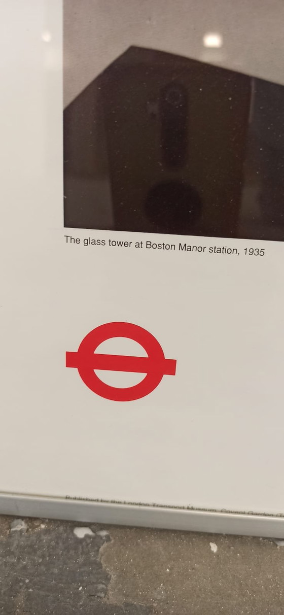 Image 1 of Poster of the Boston Manor Station Tower, London tube