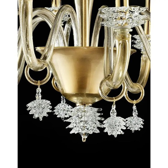 Image 1 of Modern Venetian Rostrato Murano Glass Chandelier by Simoeng for Simoeng