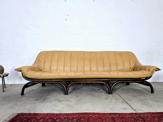 Image 1 of Set di divani e panche in stile boho vintage di metà secolo, anni '60 e '70