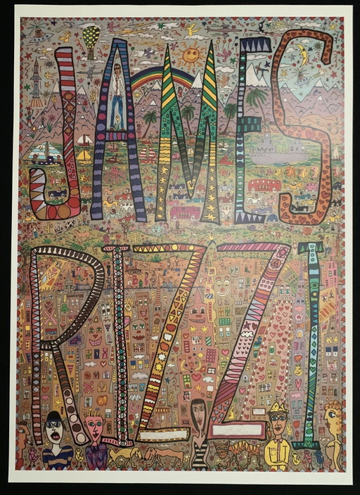 James Rizzi: “First Exhibition Poster, 1988” 