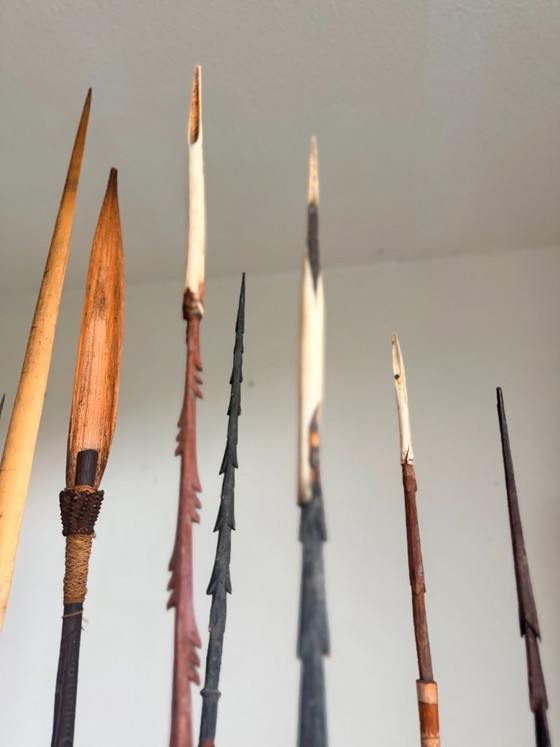 Arc et flèches des tribus Sepik et/ou Asmat de Papouasie-Nouvelle-Guinée – Objets déco, Bamboo (photo 6 of 17)
