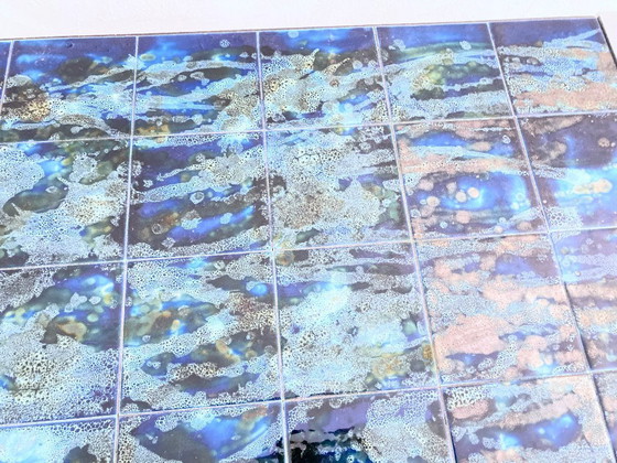 Image 1 of Tavolino in maiolica Space Age anni '60-'70 design di Belarti