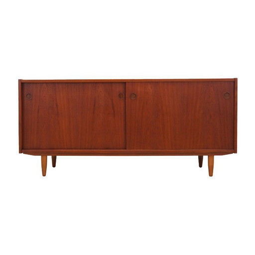 Teakhouten kast, Deens ontwerp, jaren 1970, productie: Denemarken