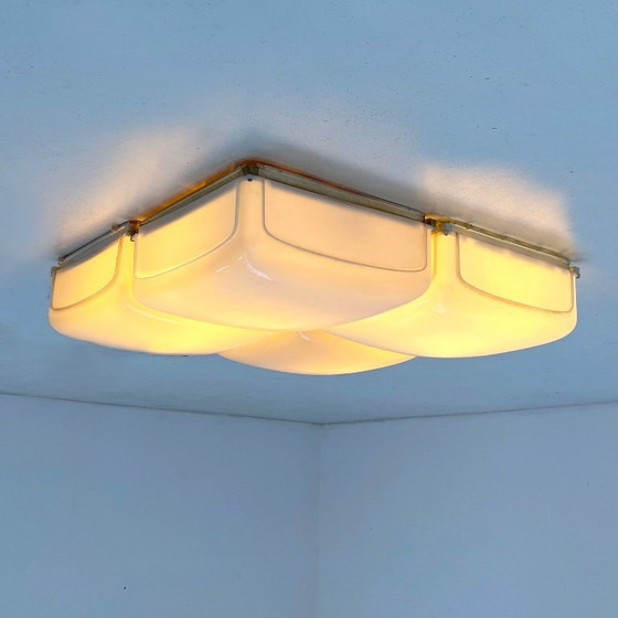 Image 1 of Set van 4 Cnosso wandlampen van Angelo Mangiarotti voor Artemide, jaren 60