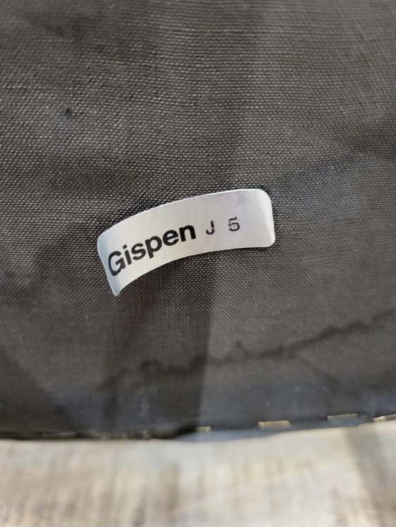 Image 1 of 1x sedia Gispen 1235, similpelle nera