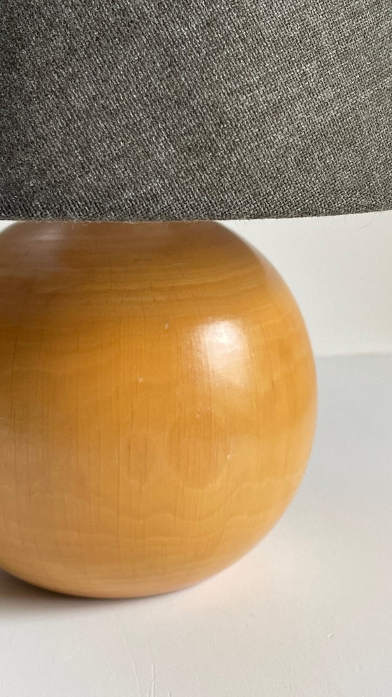 Image 1 of Metrolight Vintage Solid Wood Lamp