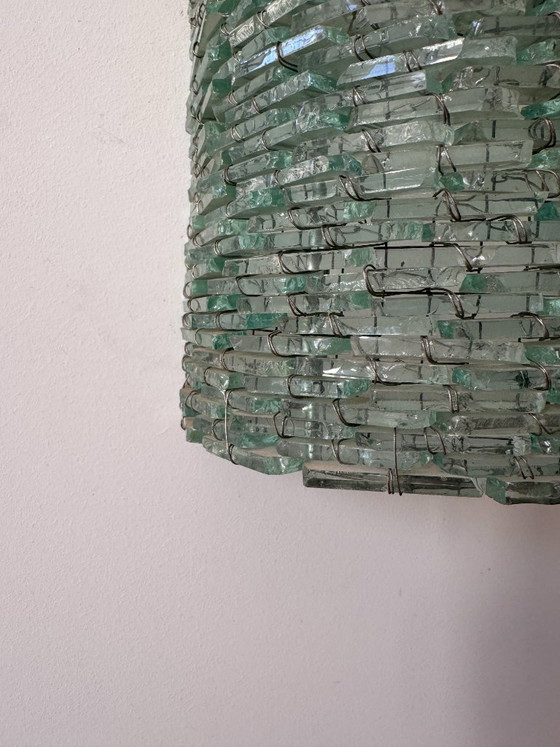 Applique vintage XL vetro e metallo, Francia 1960 – Glass (photo 3 of 11)