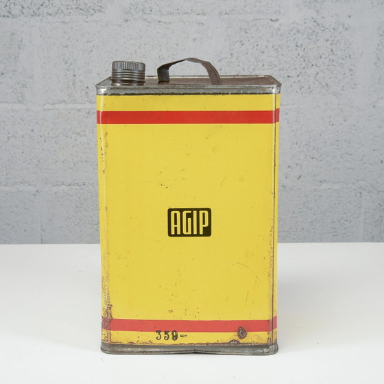 AGIP 1970 Schmierölkanister – Dekorative Objekte, Metall, Retro (photo 10 of 10)