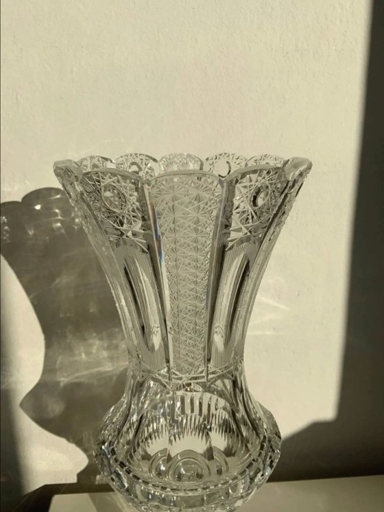 Image 1 of Rare Set of 3 Bohemian Crystal Objects – Historicism Period (ca. 1880-1890)