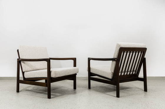 Image 1 of Fauteuils modernes du milieu du siècle par Zenon Bączyk, années 1960, lot de 2