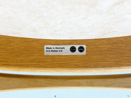 Image 1 of Set of table and 6 chairs by Erik Buch for Gudme Møbelfabrik A/S, 1960s