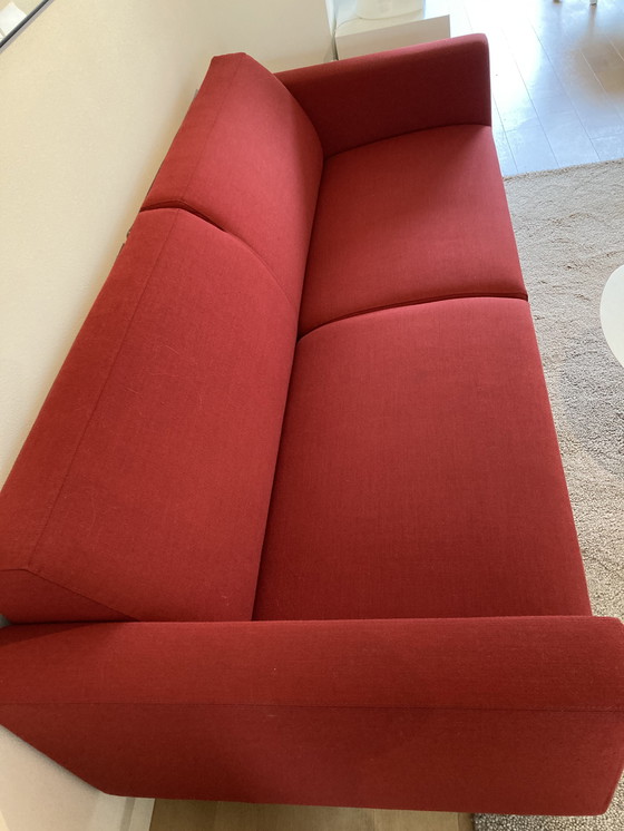 Image 1 of Canapé Artifort Mare 2,5 places, rouge foncé