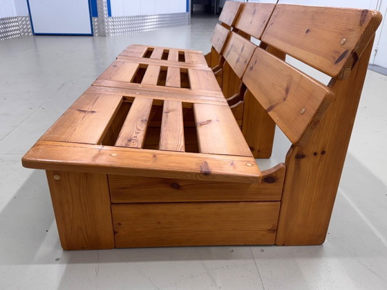 Image 1 of 6 brutalistische architectonische klooster lounge stoelen modulaire set van 6