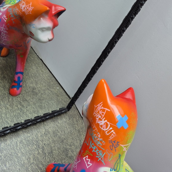 Image 1 of Statue de chat en polyester