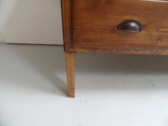 Mobile da negozio vintage con 10 cassetti – Cassettiere, Wood (photo 6 of 11)