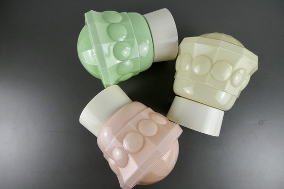 Image 1 of Thabur Deckenleuchte in Rosa, Grün und Beige. Sie bieten pro 1 Artikel