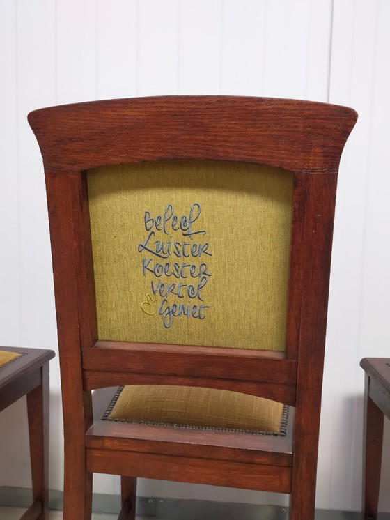 Image 1 of 6 sedie da pranzo con il tuo testo