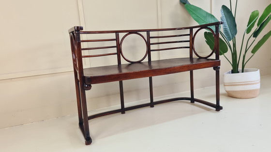 Image 1 of Fledermaus" Sofa
A rare version of the so called "Fledermaus" model sofa by Josef Hoffmann for by Mundus AG. 