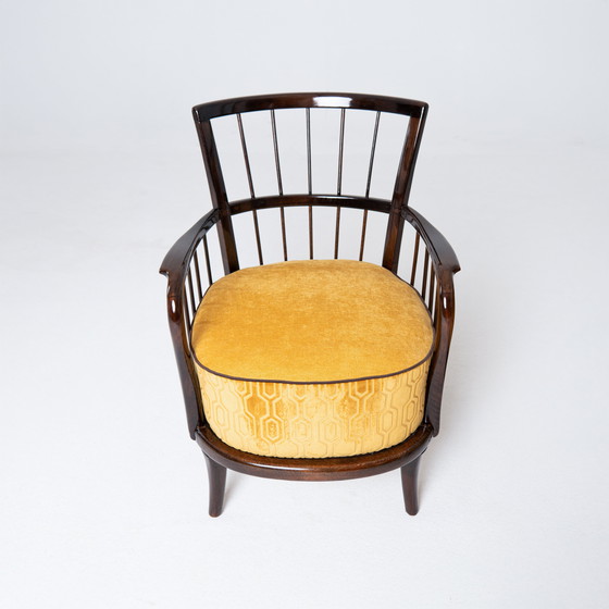 Image 1 of 2x Hungarian Art-Deco Armchairs 1920s