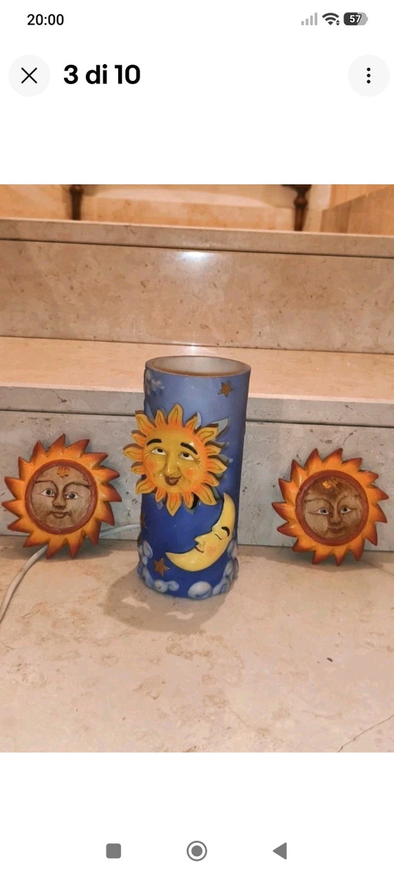 Ceramic Lamp Set for Children's Bedroom Furniture – Table lamps (photo 3 of 5)