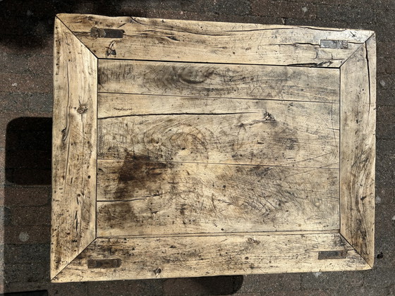 Original Old Chinese Chest of Drawers / Antique Writing Desk – Simple, Robust, Rustic (Wabi-Sabi) (photo 5 of 13)