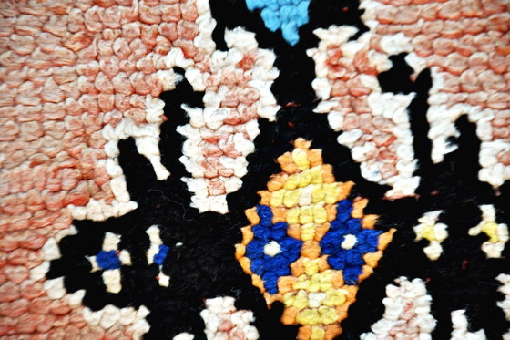 Image 1 of Vintage Boujaad Moroccan Rug – 300 x 185 cm – Faded Red & Blue