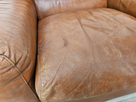 Osaka Brown Leather Armchairs by Moroso, 1980 (photo 11 of 21)