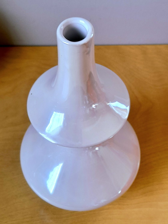 Image 1 of Vase en céramique blanche 