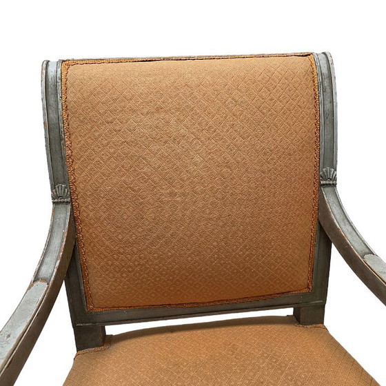 Image 1 of Antiek Franse Louis XVI armstoel, circa 1780